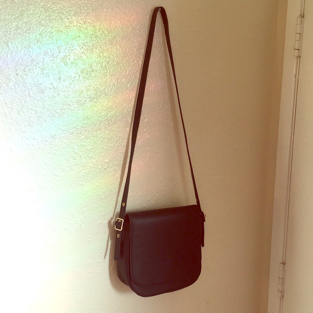 9” Classic Black Sling Purse